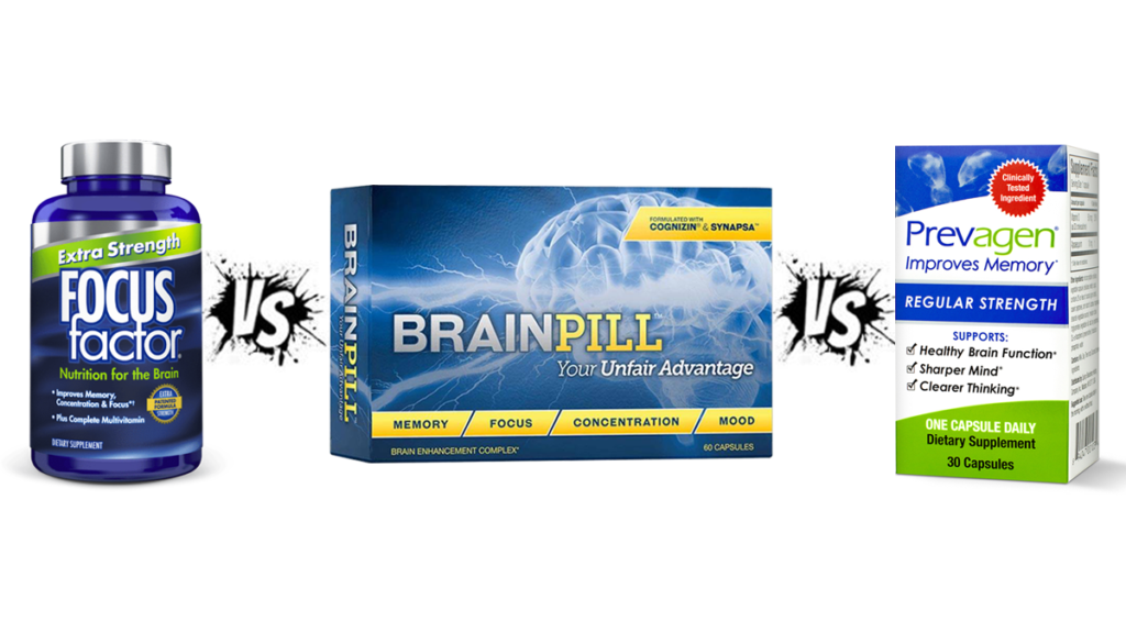 Prevagen vs Focus Factor Vs BrainPill Review by Alizyme
